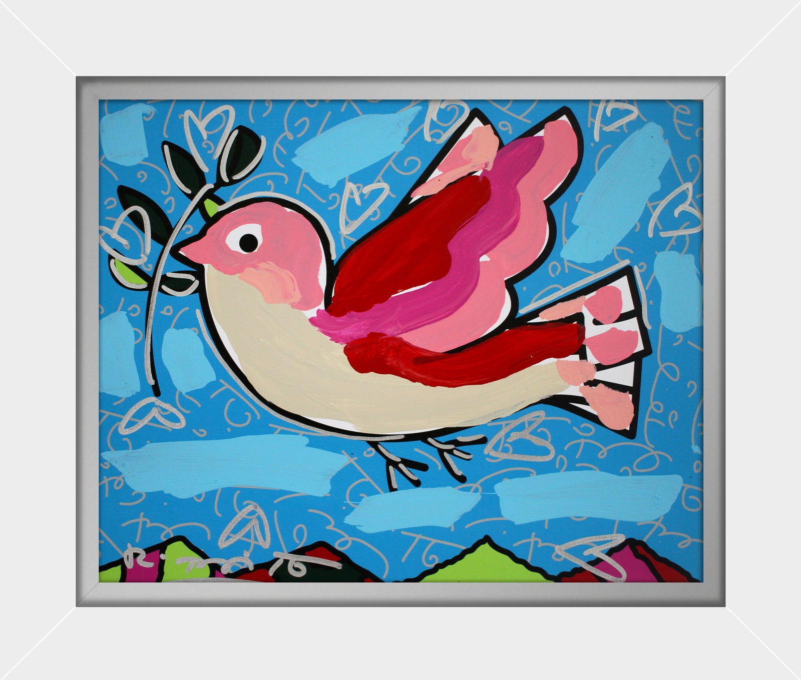 PEACE - Mixed Media Original