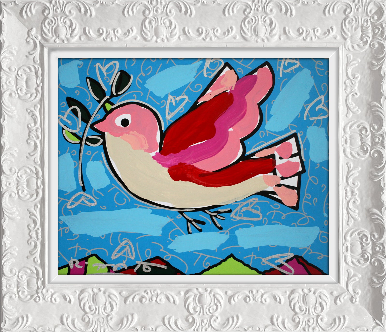 PEACE - Mixed Media Original