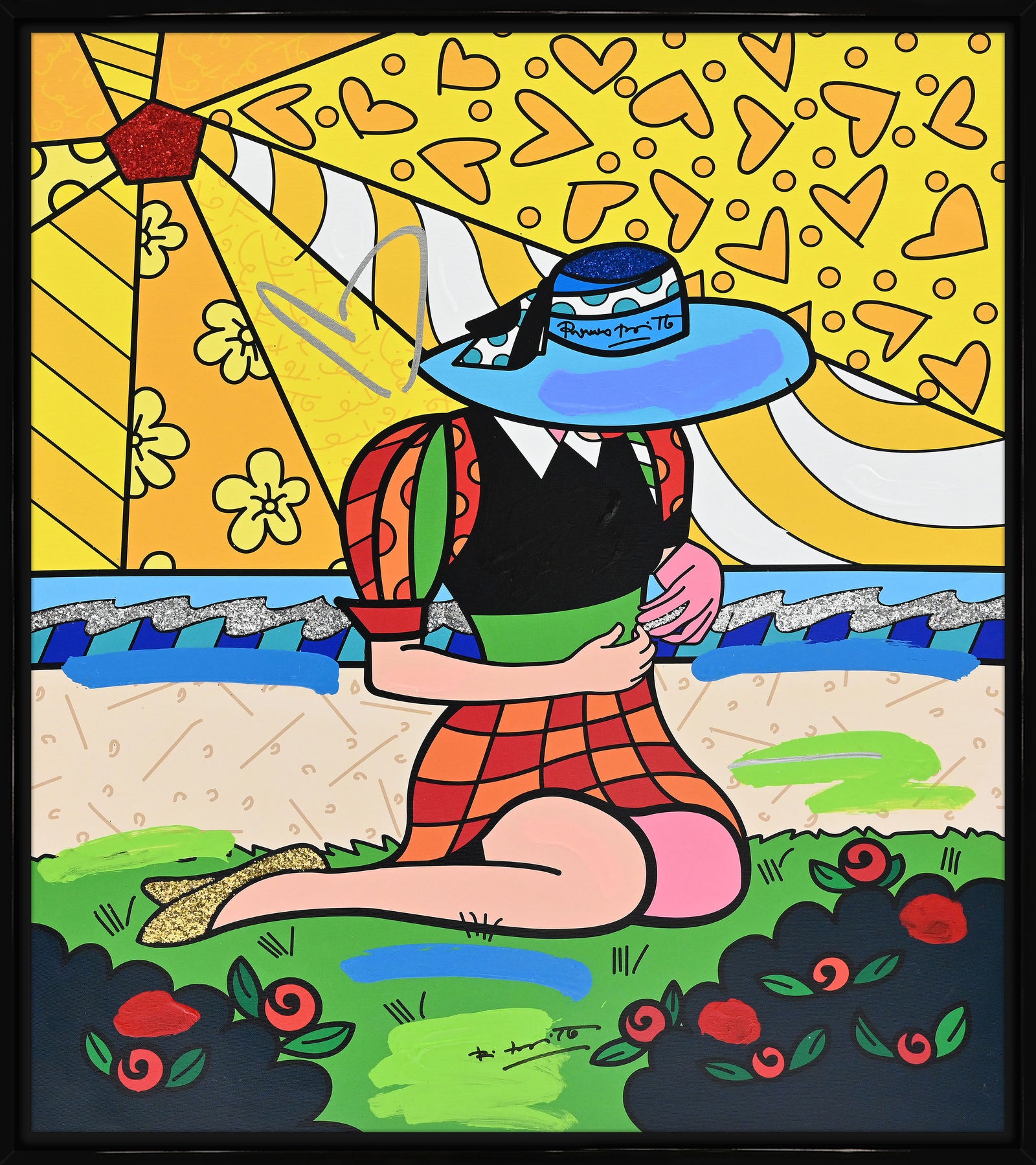 Palm Beach - Mixed Media Original