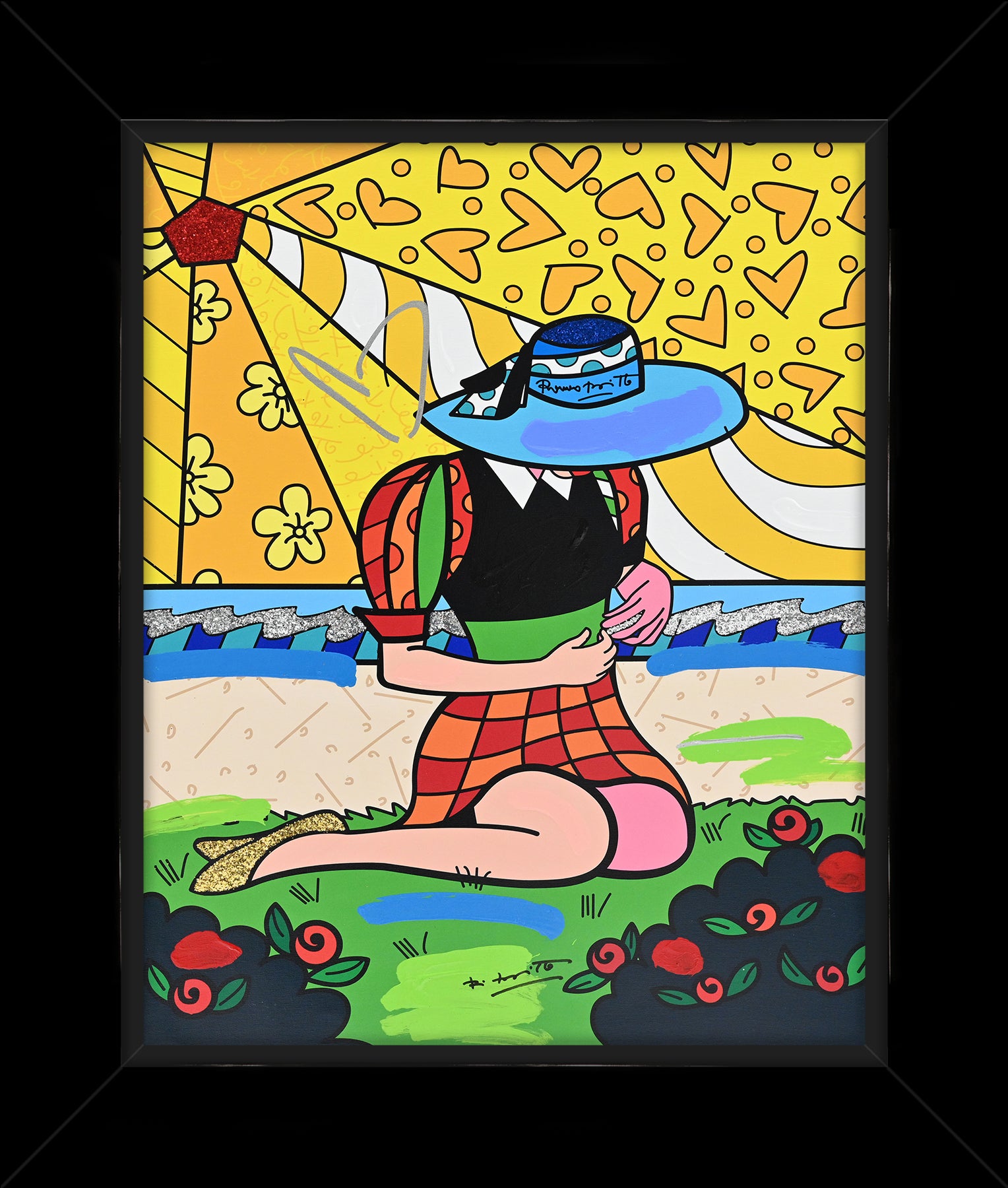 Palm Beach - Mixed Media Original