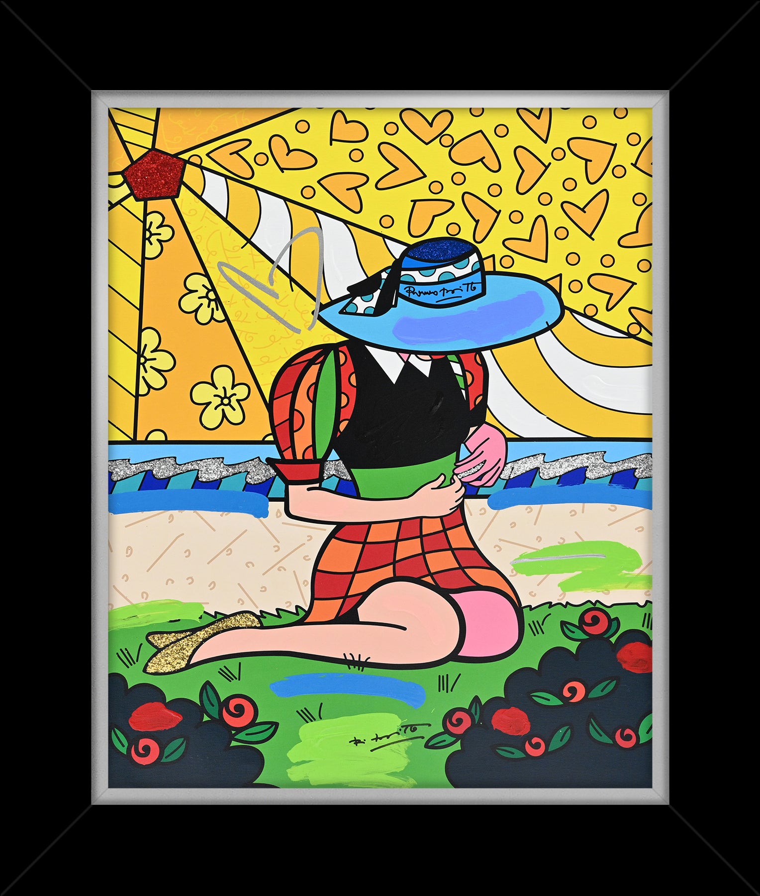 Palm Beach - Mixed Media Original