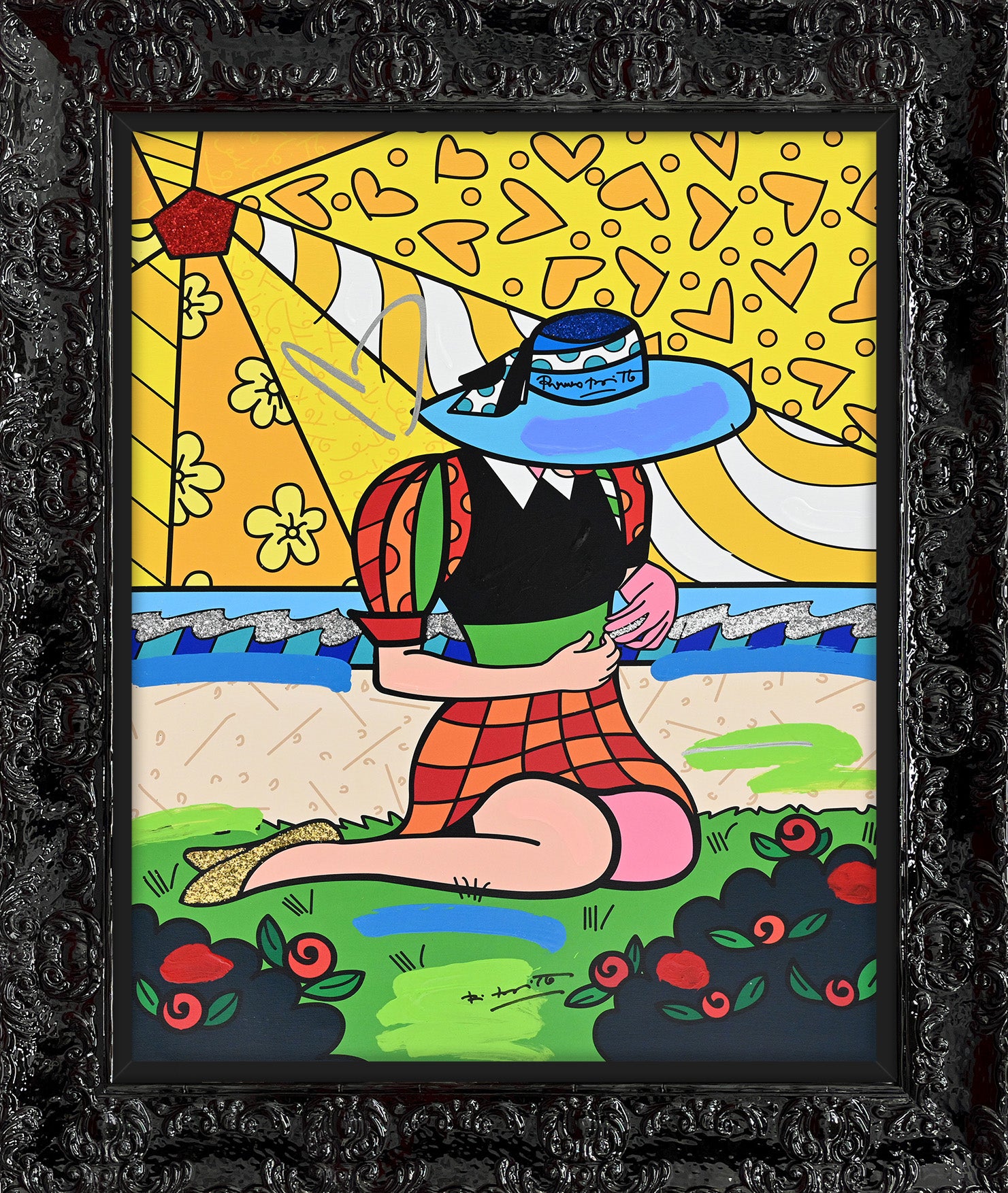 Palm Beach - Mixed Media Original