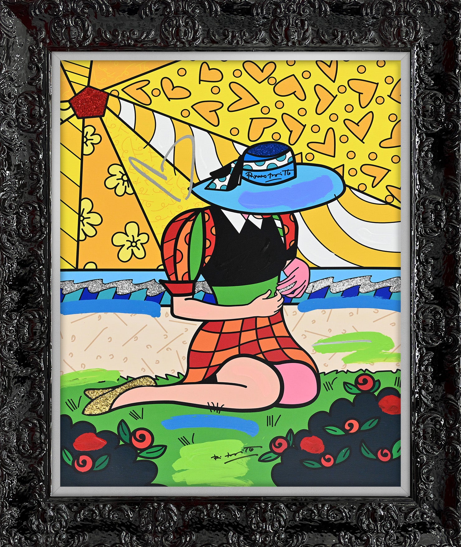 Palm Beach - Mixed Media Original