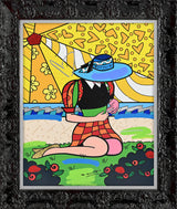 PALM BEACH - Mixed Media Original