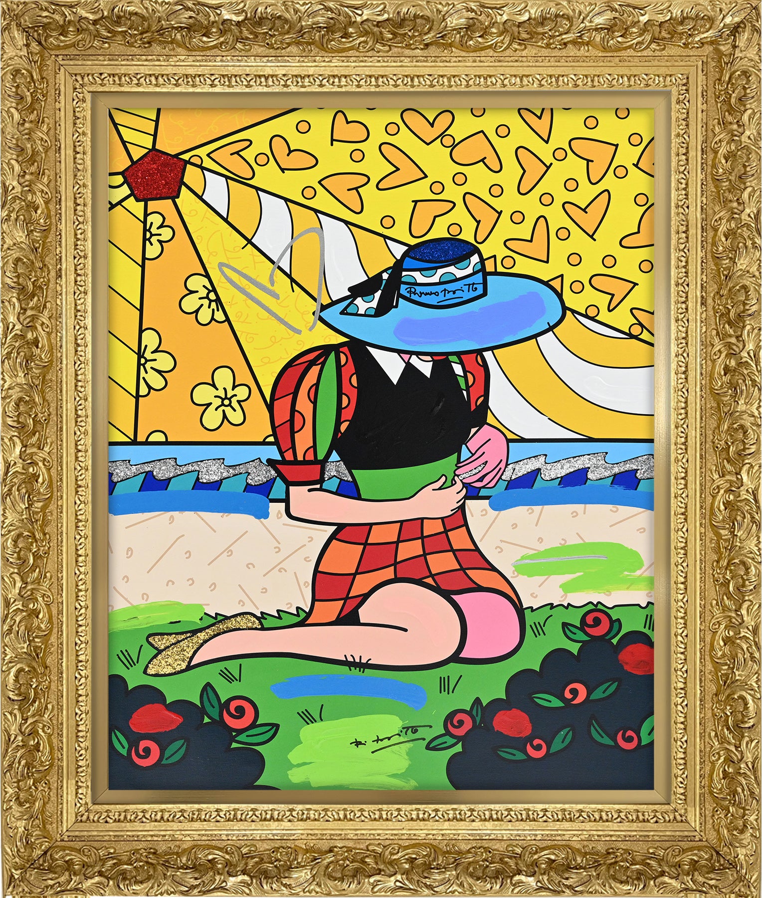 Palm Beach - Mixed Media Original