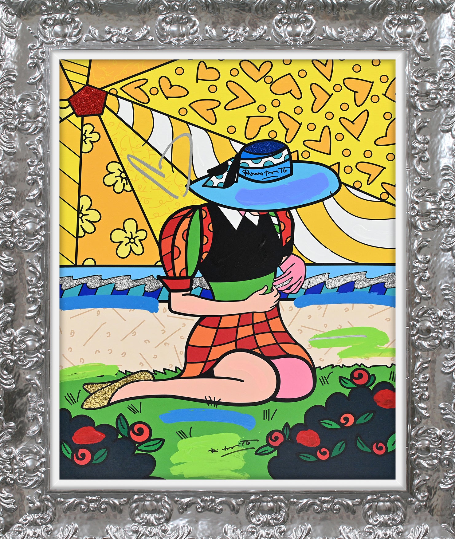 Palm Beach - Mixed Media Original