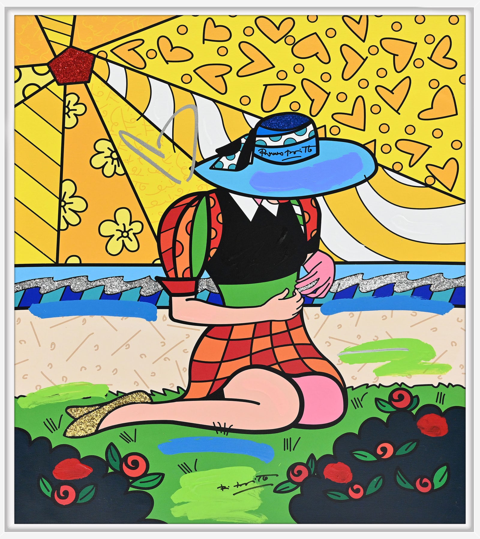 Palm Beach - Mixed Media Original