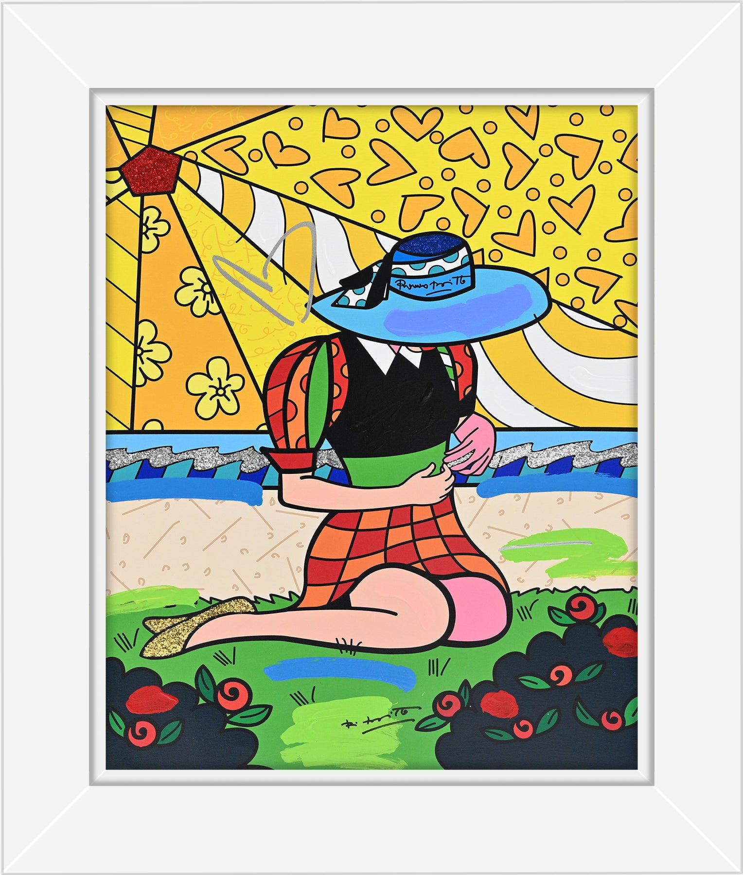 Palm Beach - Mixed Media Original