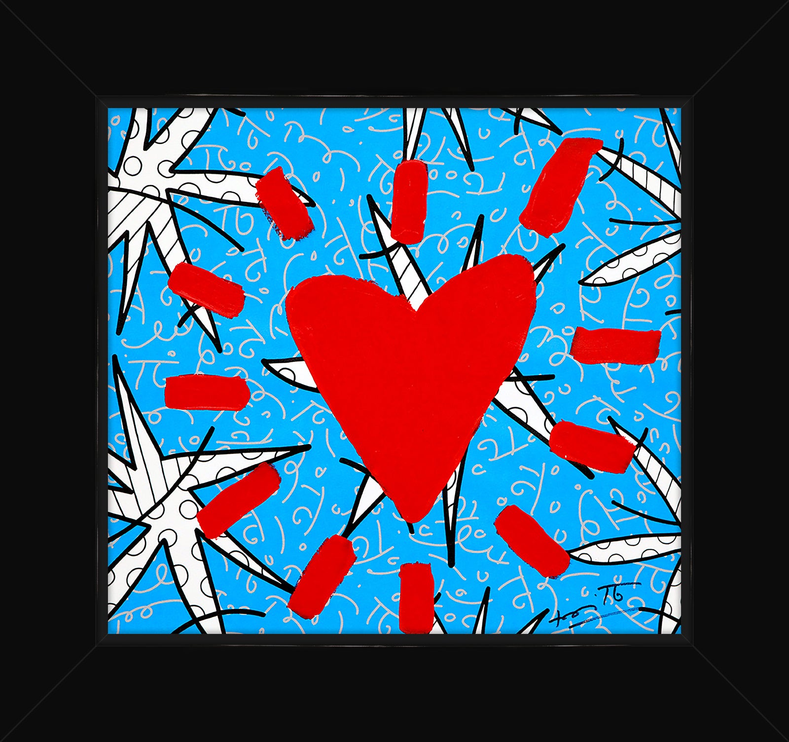 Huge Heart - Mixed Media Original