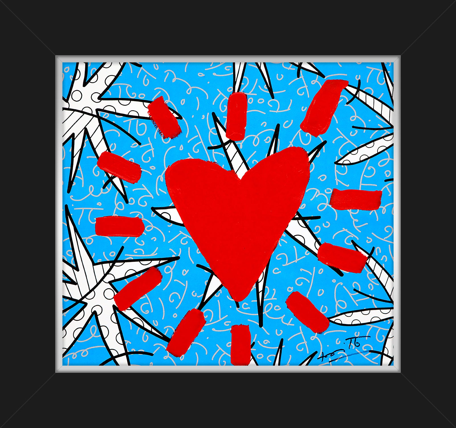 Huge Heart - Mixed Media Original