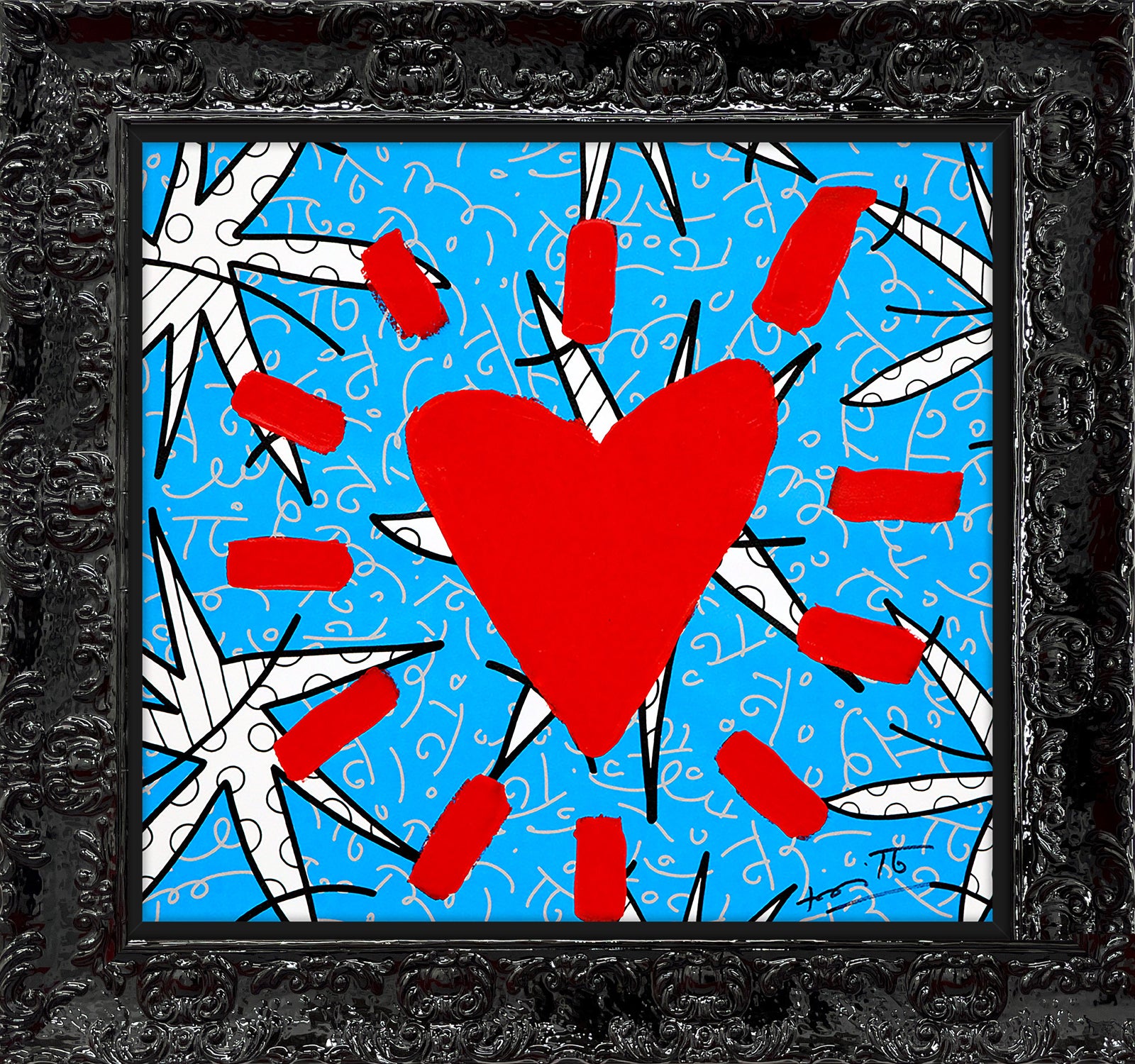 Huge Heart - Mixed Media Original