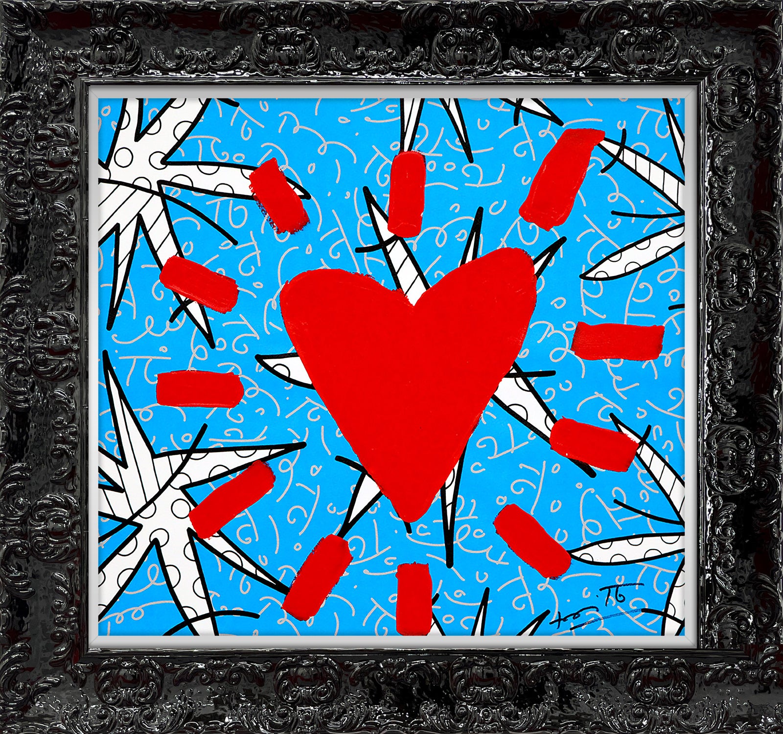 Huge Heart - Mixed Media Original