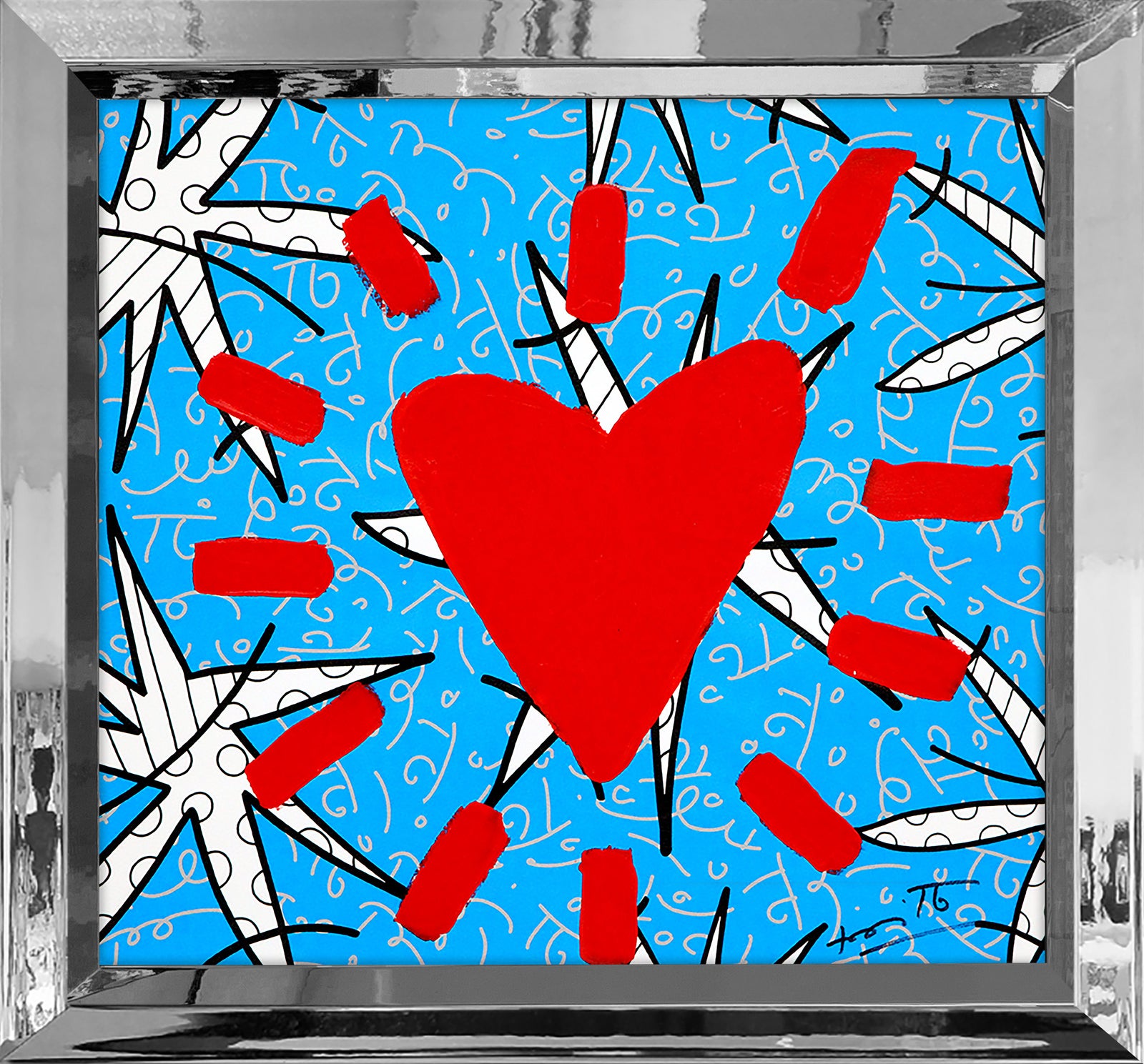 Huge Heart - Mixed Media Original