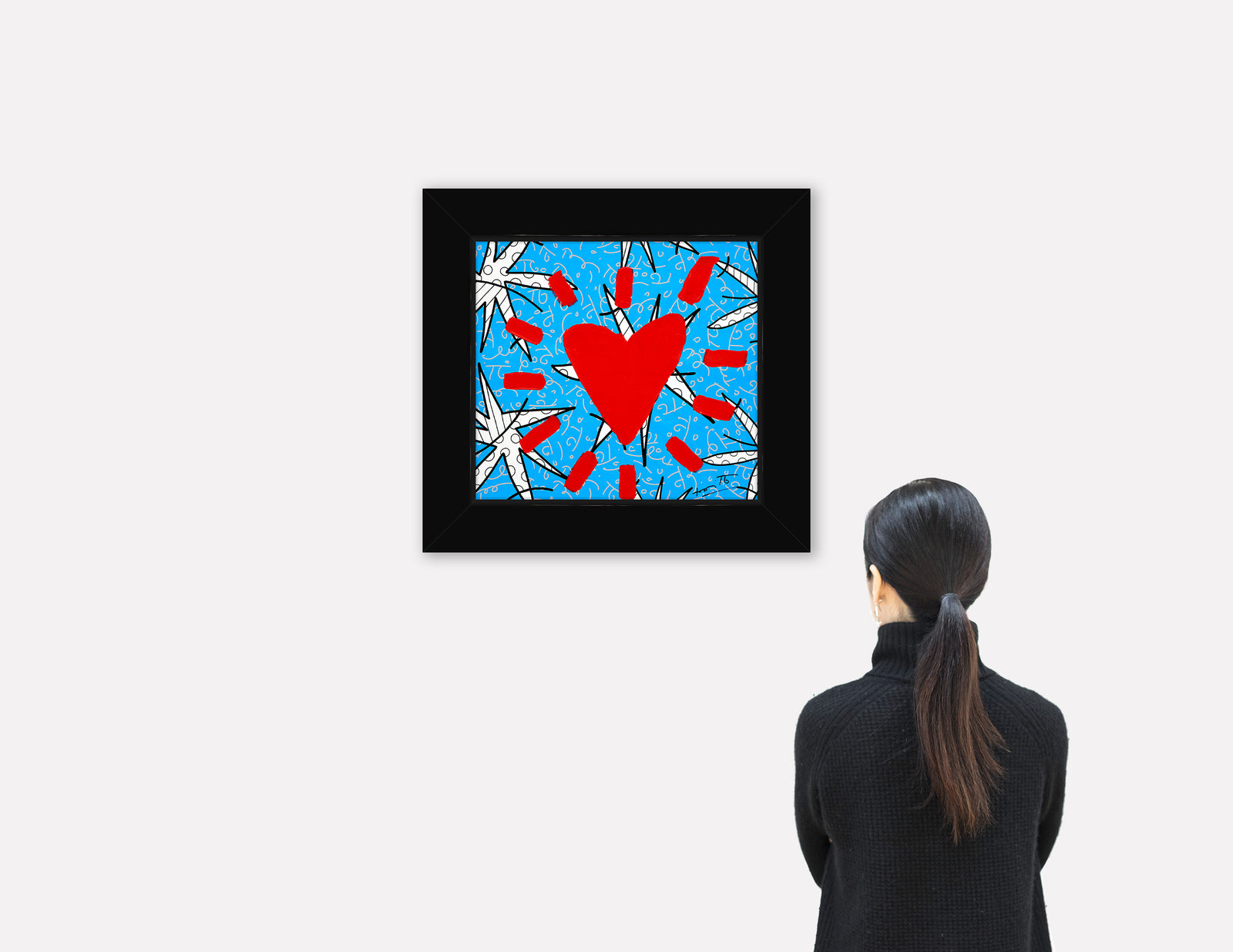 Huge Heart - Mixed Media Original