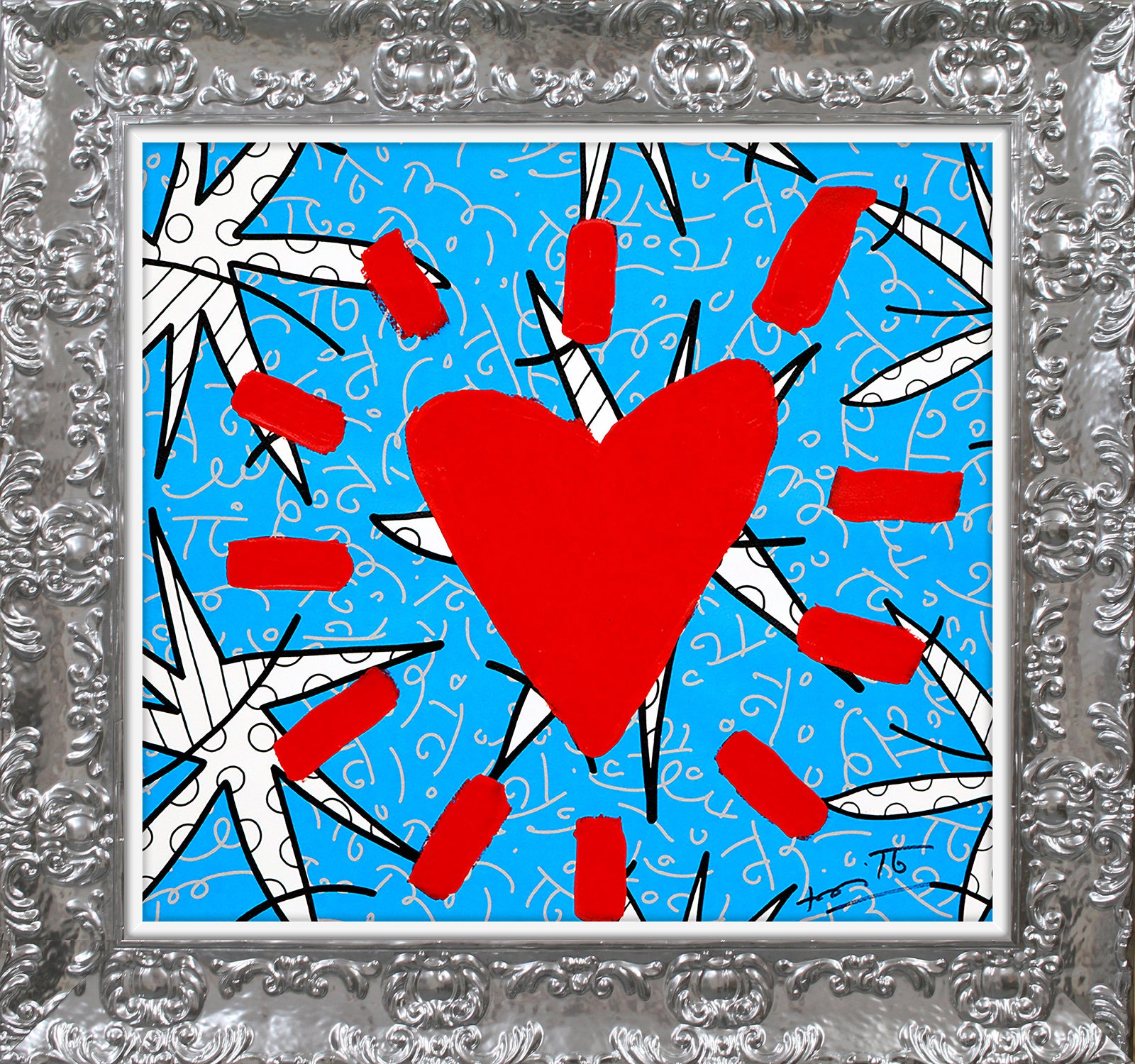 Huge Heart - Mixed Media Original