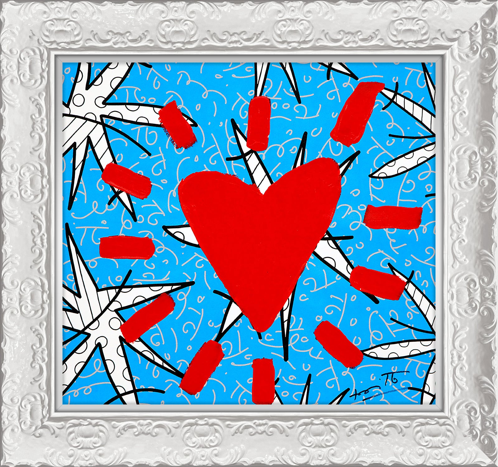 Huge Heart - Mixed Media Original