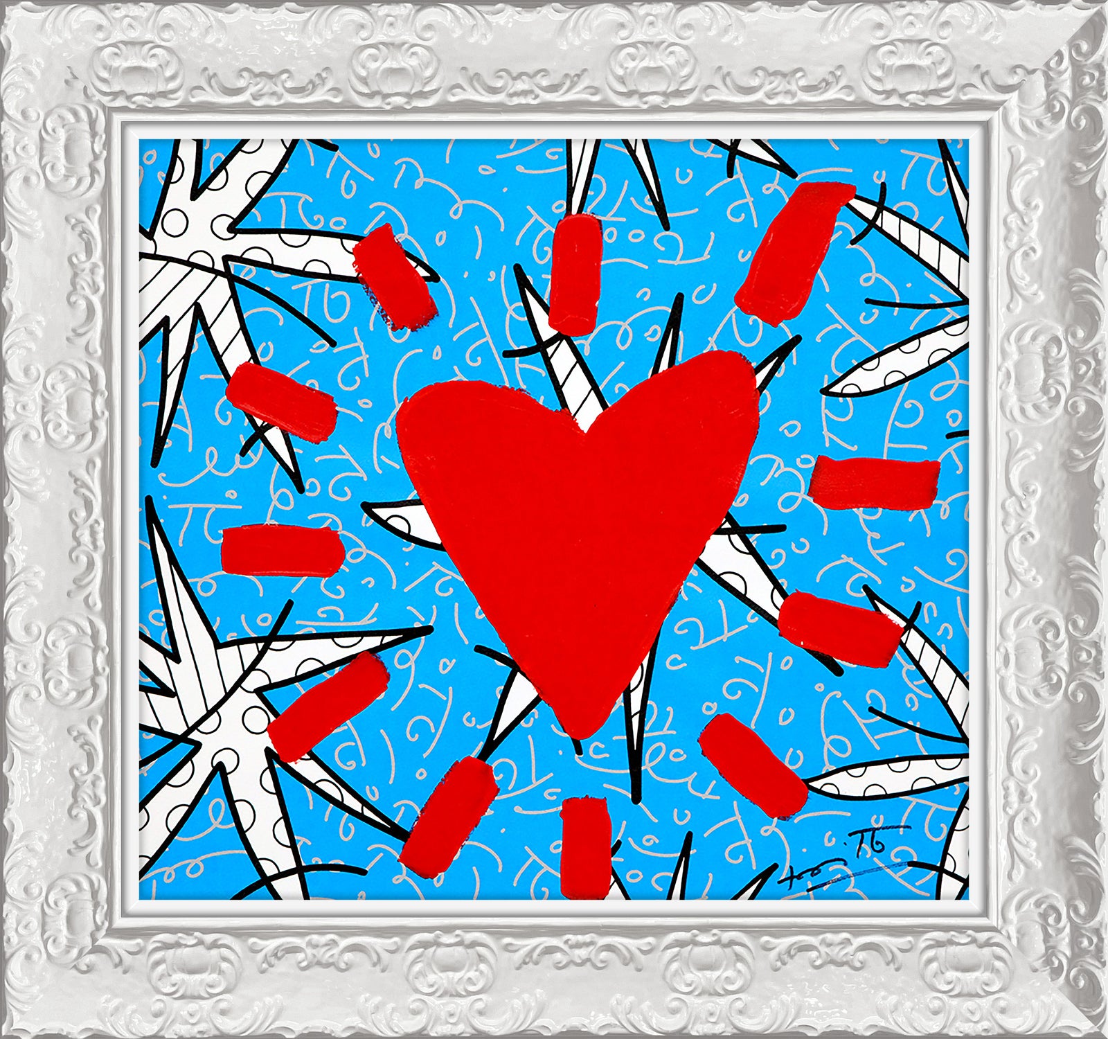 Huge Heart - Mixed Media Original