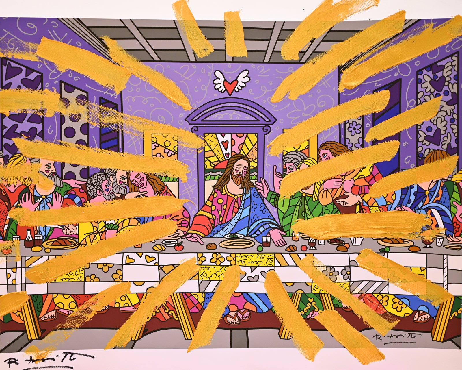 JESUS GLOW - Mixed Media Original