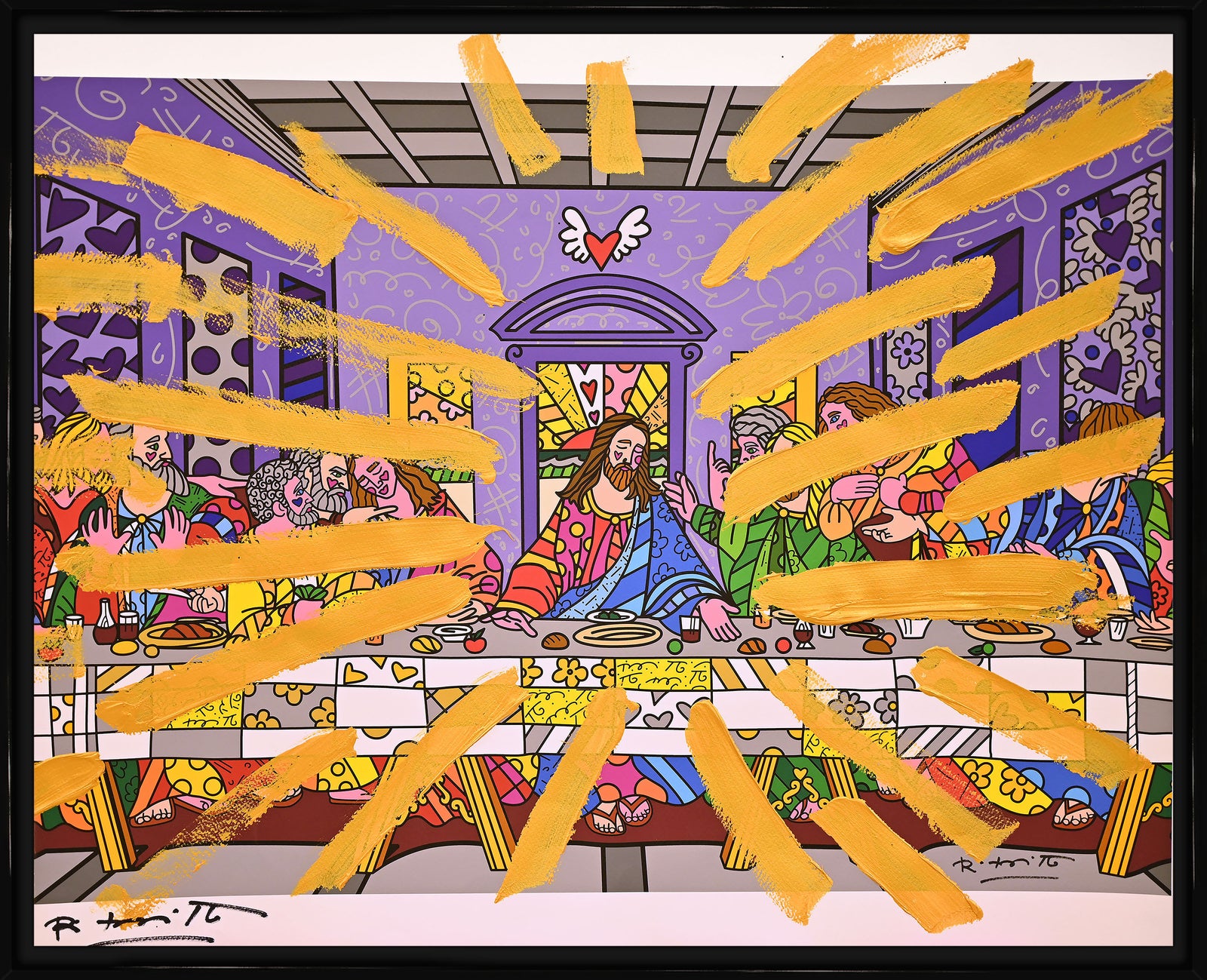 JESUS GLOW - Mixed Media Original