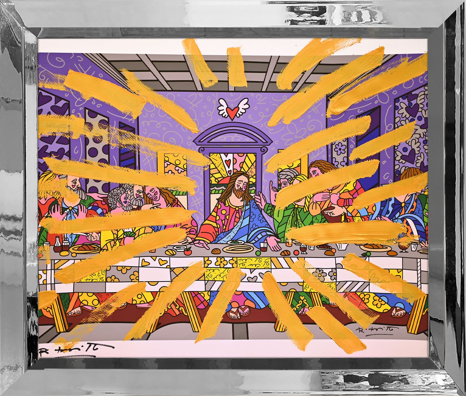 JESUS GLOW - Mixed Media Original