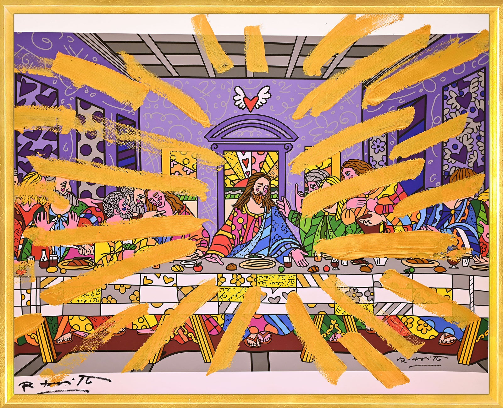 JESUS GLOW - Mixed Media Original