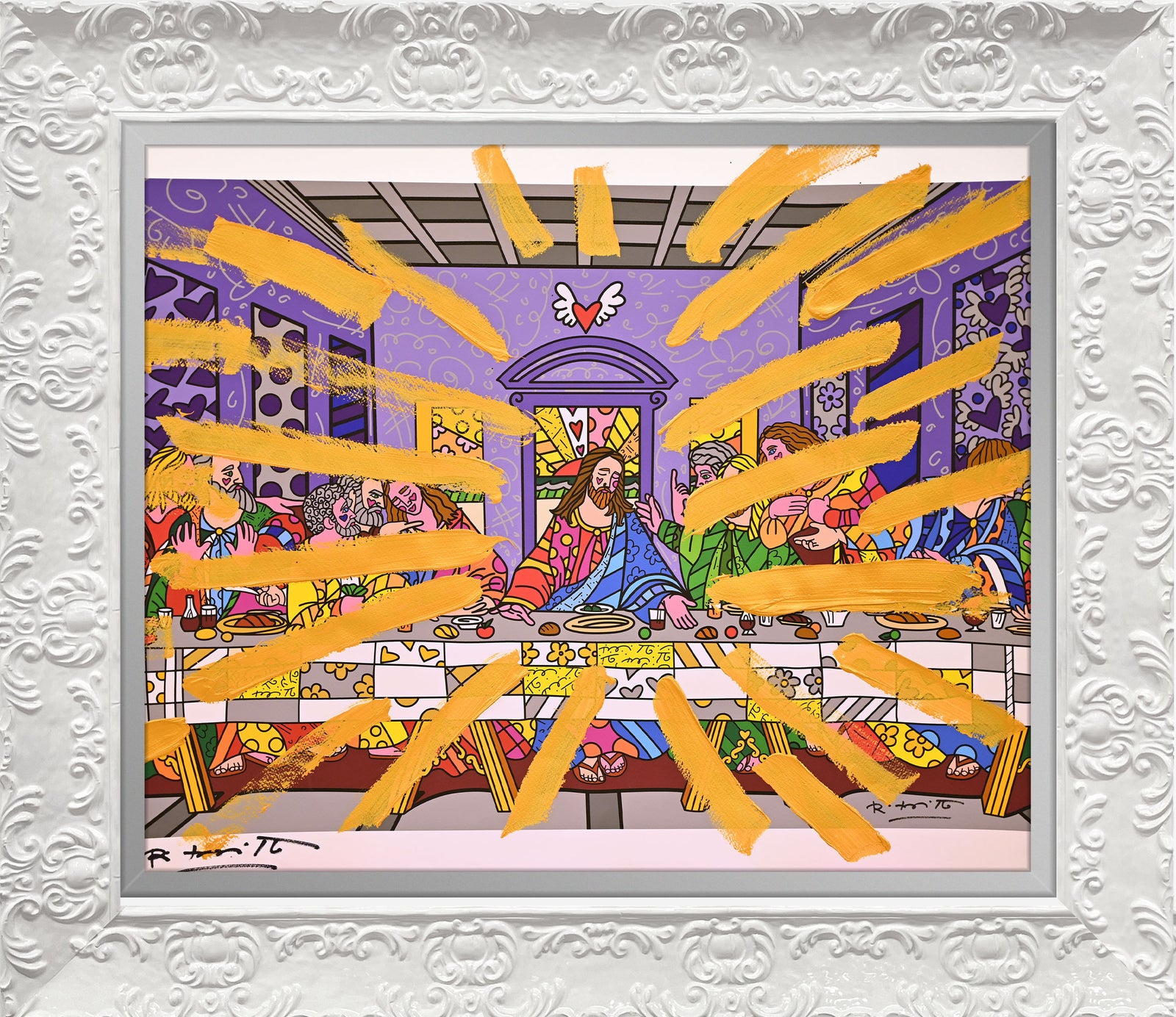 JESUS GLOW - Mixed Media Original