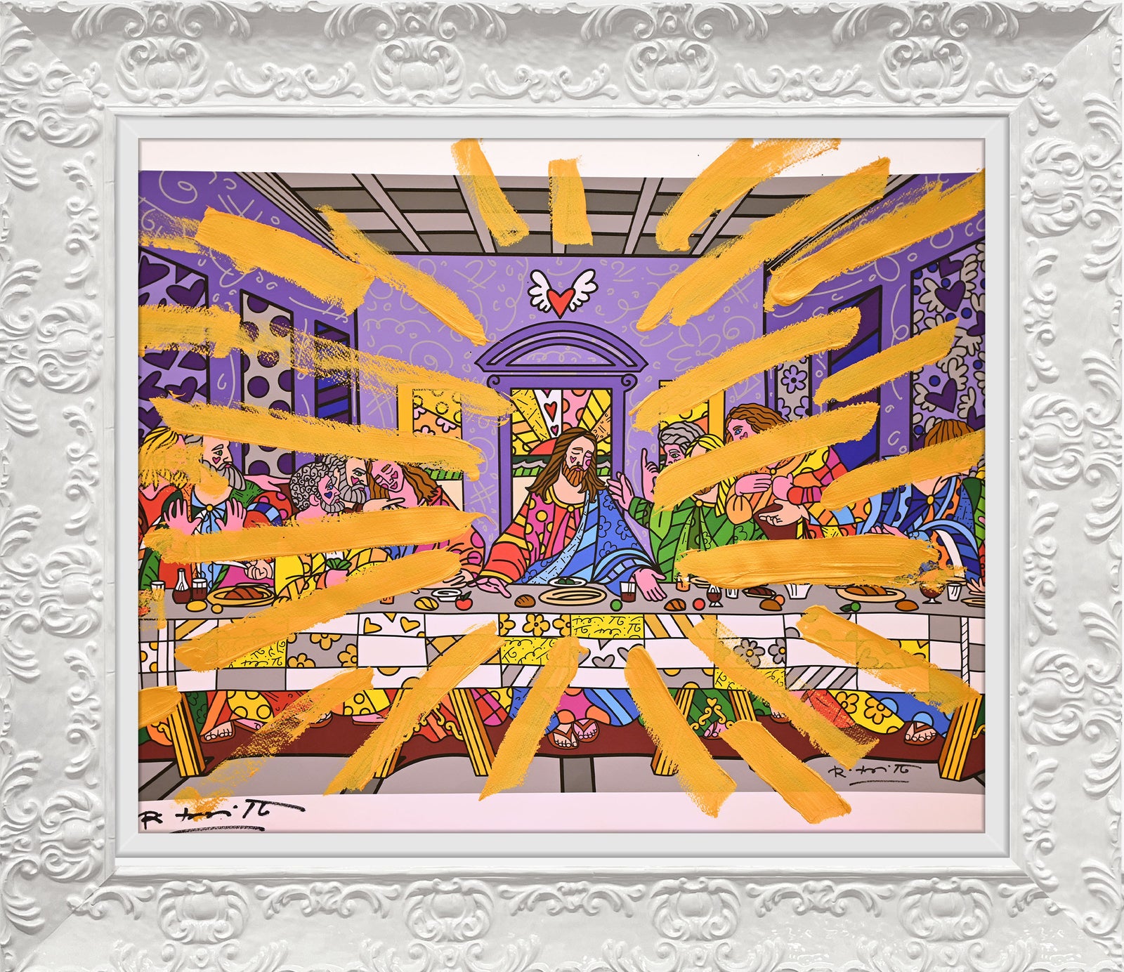 JESUS GLOW - Mixed Media Original