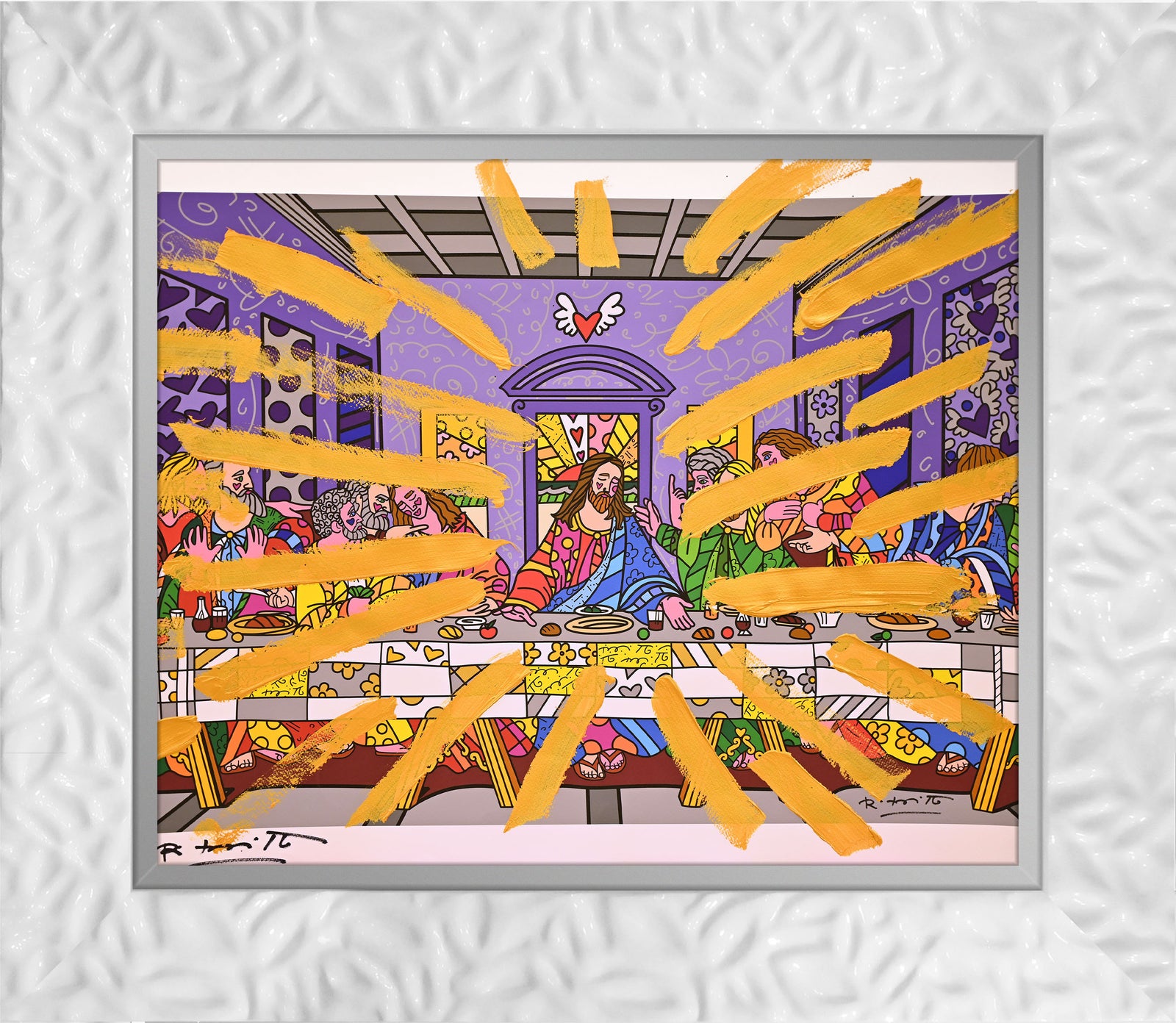 JESUS GLOW - Mixed Media Original