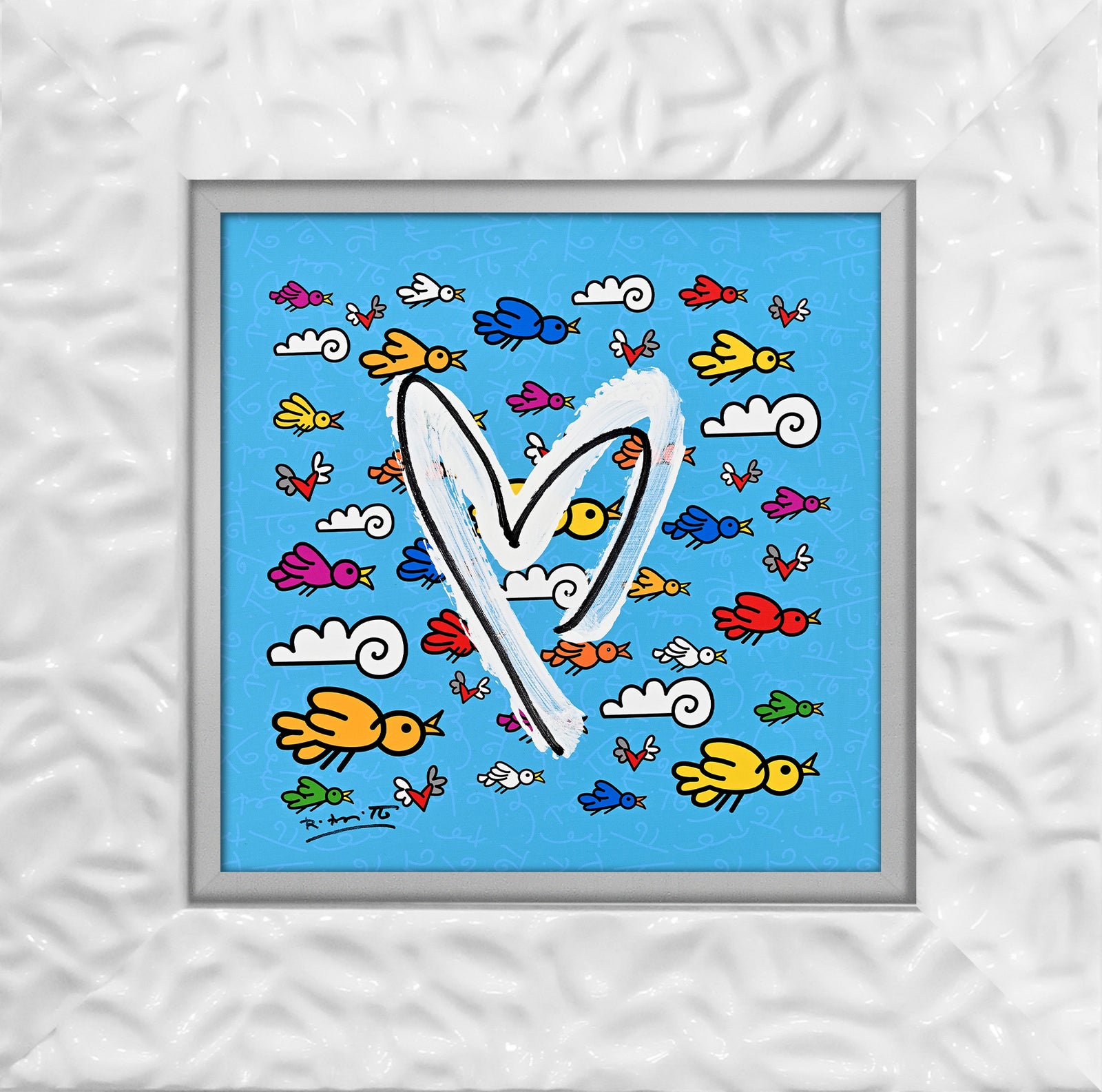 Heartbeat - Mixed Media Original