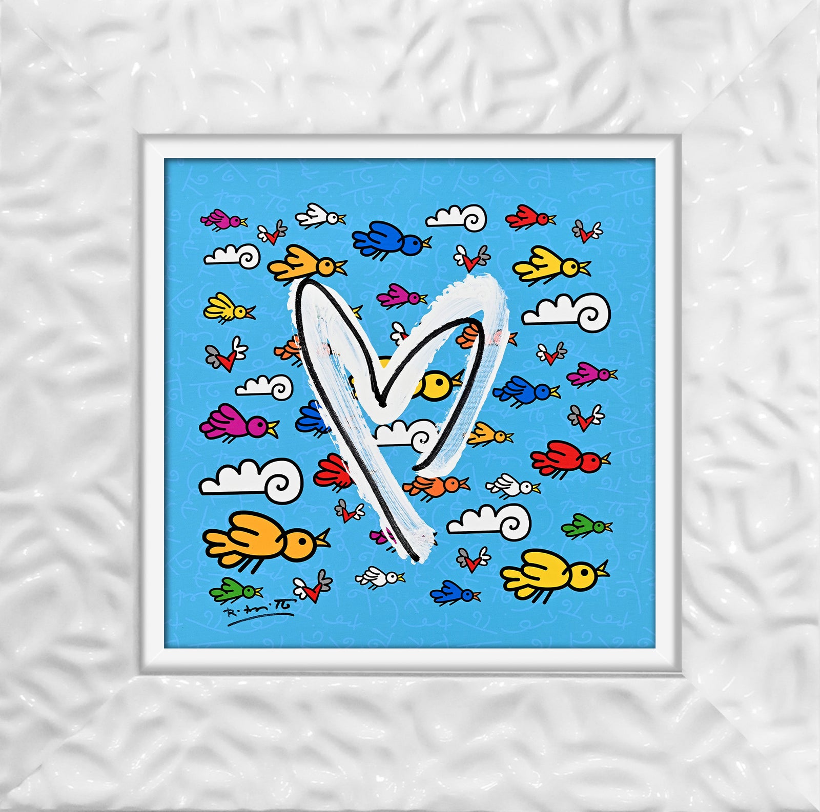 Heartbeat - Mixed Media Original