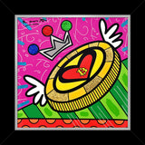 BRITTO COIN -  Mixed Media Original