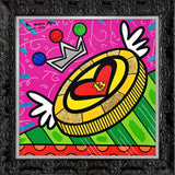 BRITTO COIN -  Mixed Media Original