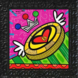 BRITTO COIN -  Mixed Media Original