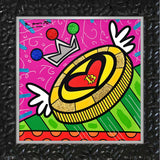 BRITTO COIN -  Mixed Media Original