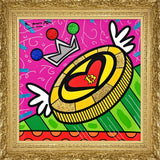 BRITTO COIN -  Mixed Media Original