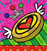 BRITTO COIN -  Mixed Media Original