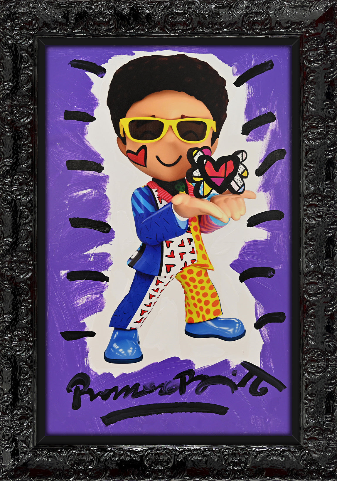 Little Britto - Mixed Media Original