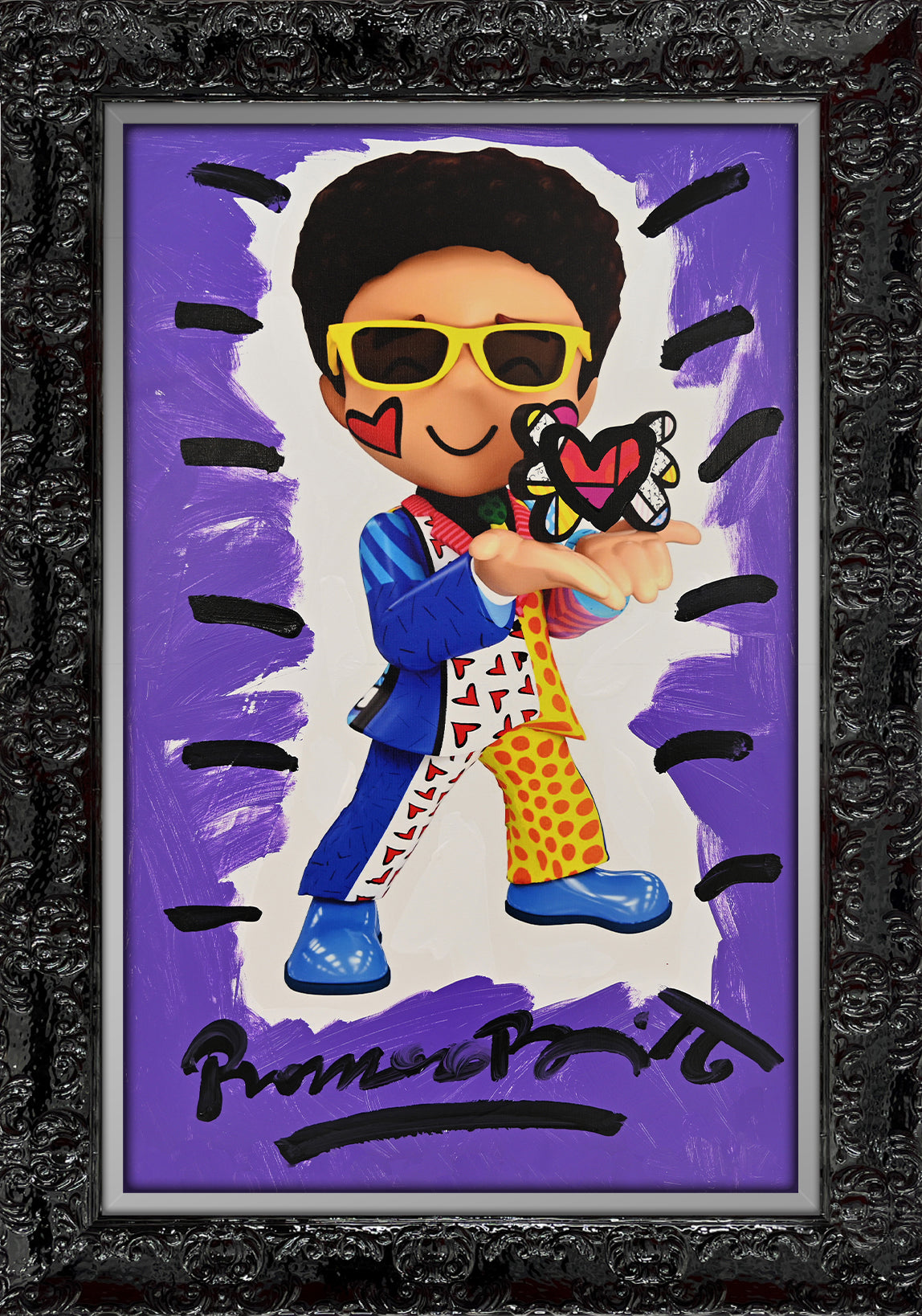 Little Britto - Mixed Media Original