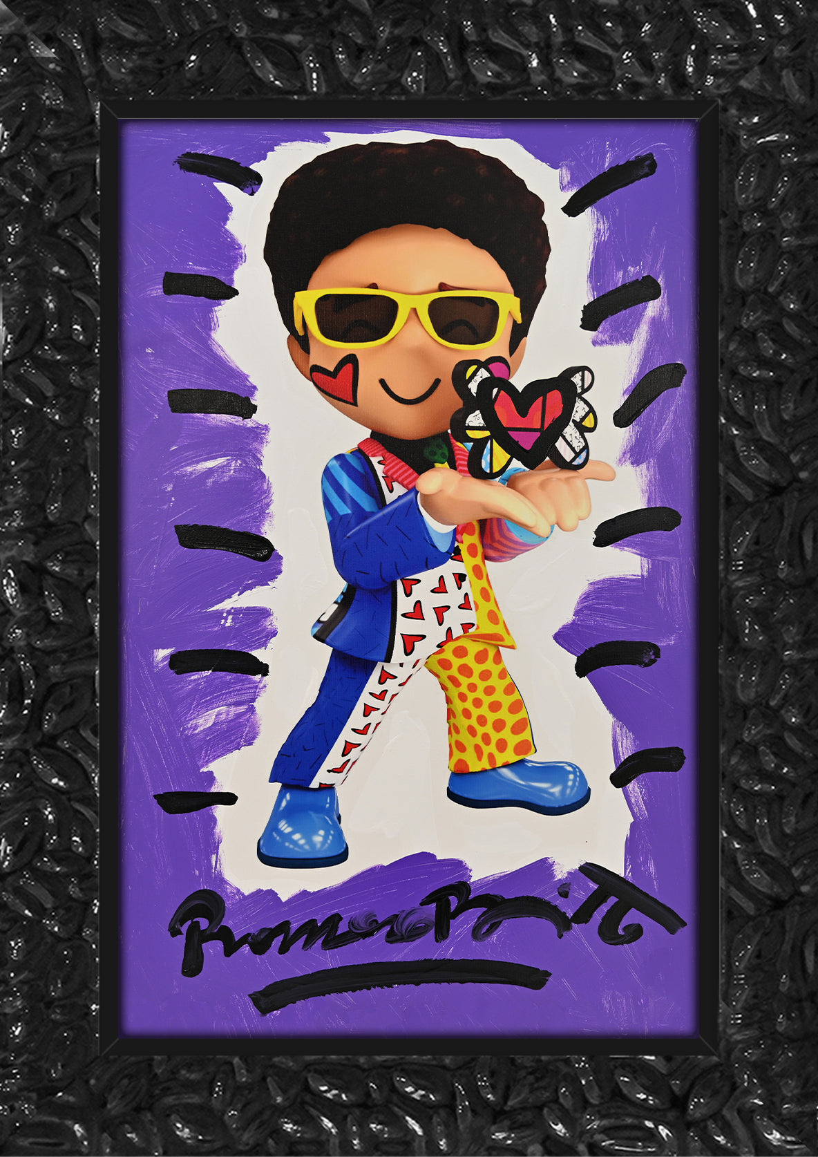 Little Britto - Mixed Media Original