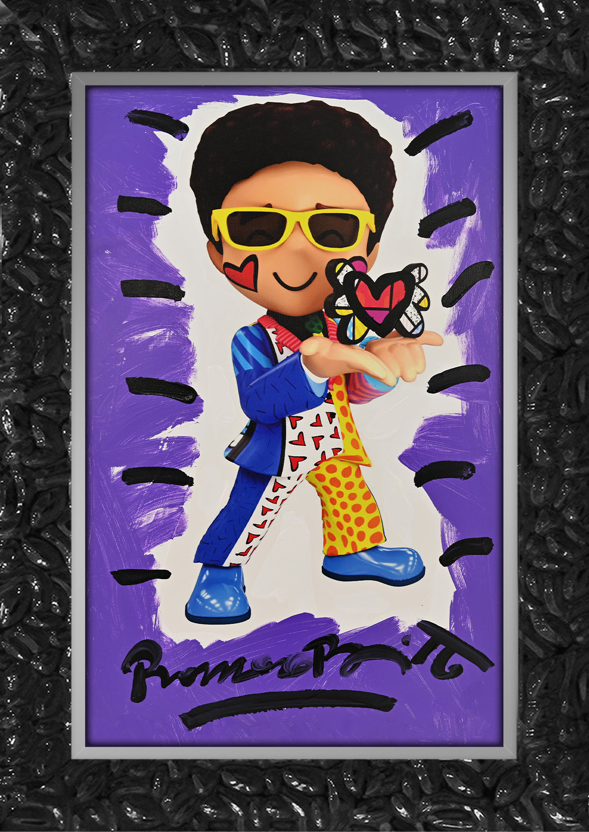 Little Britto - Mixed Media Original