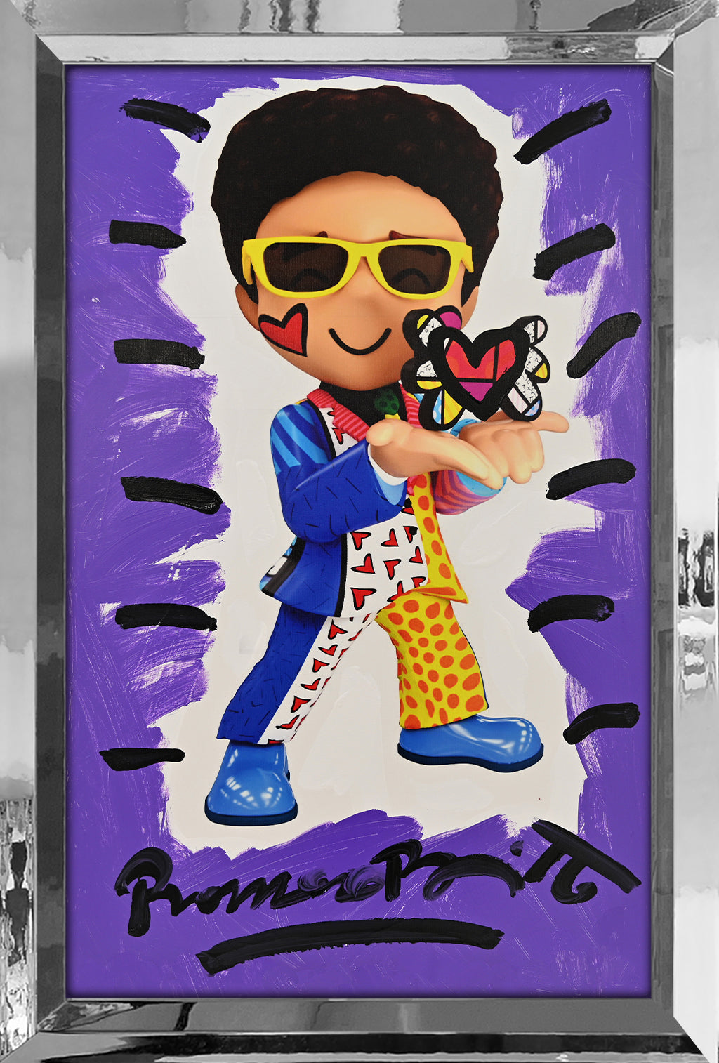 Little Britto - Mixed Media Original