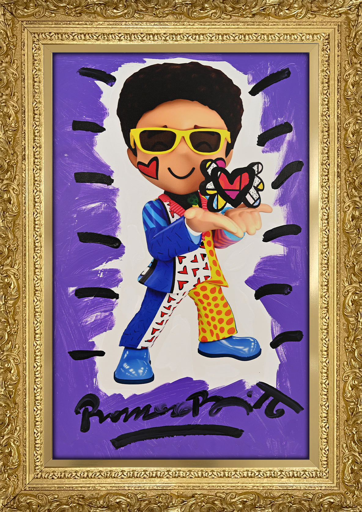 Little Britto - Mixed Media Original