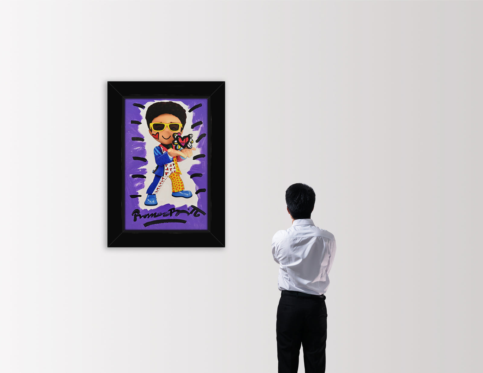 Little Britto - Mixed Media Original