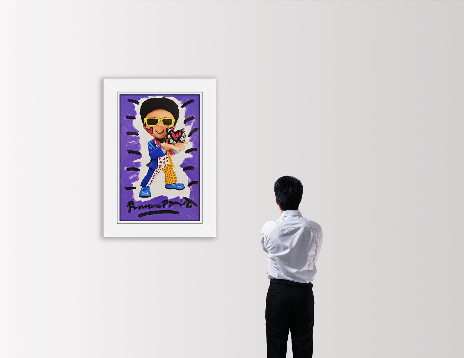 Little Britto - Mixed Media Original