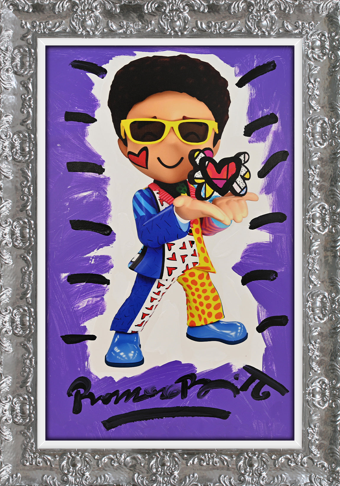 Little Britto - Mixed Media Original