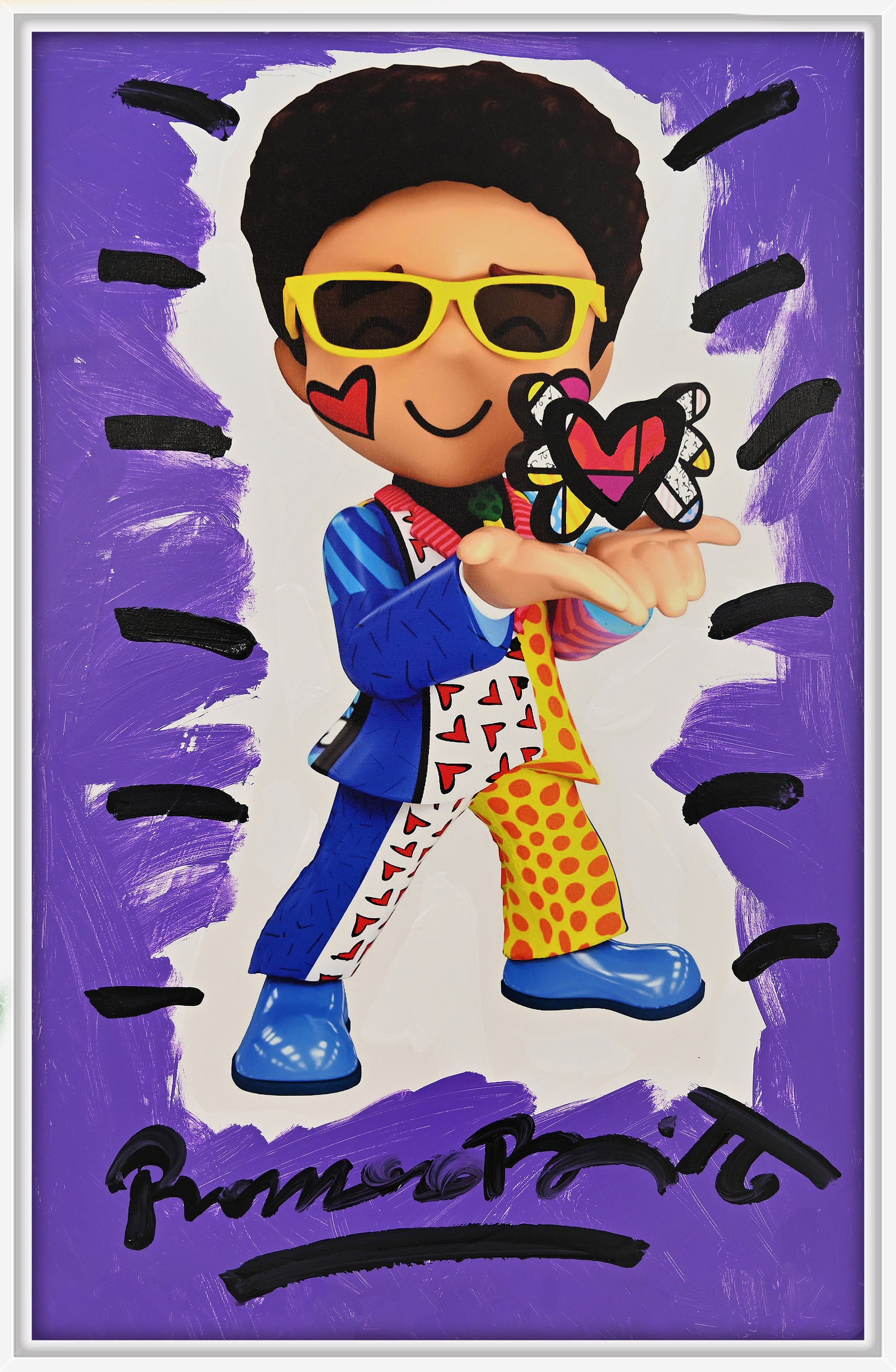 Little Britto - Mixed Media Original