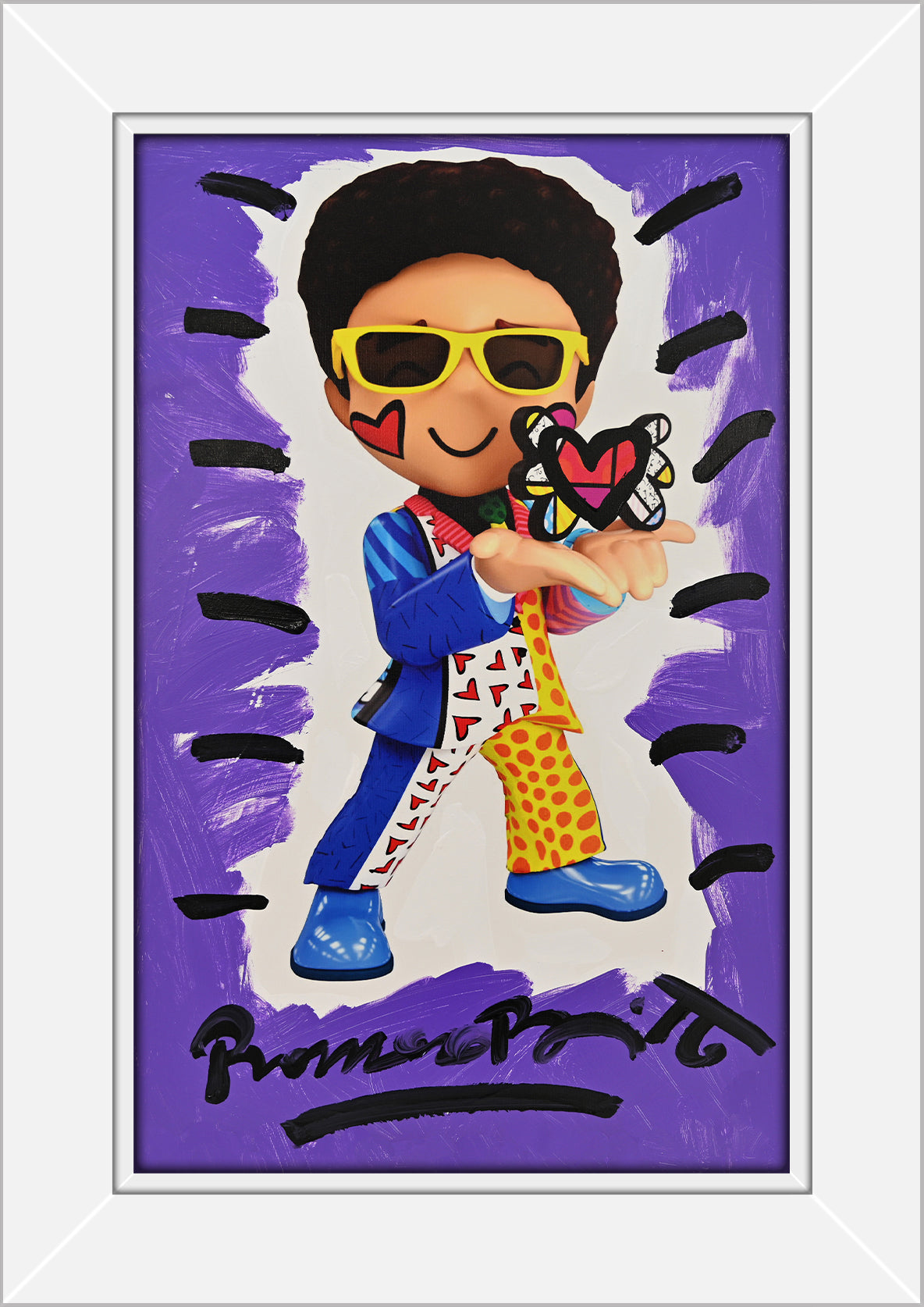 Little Britto - Mixed Media Original