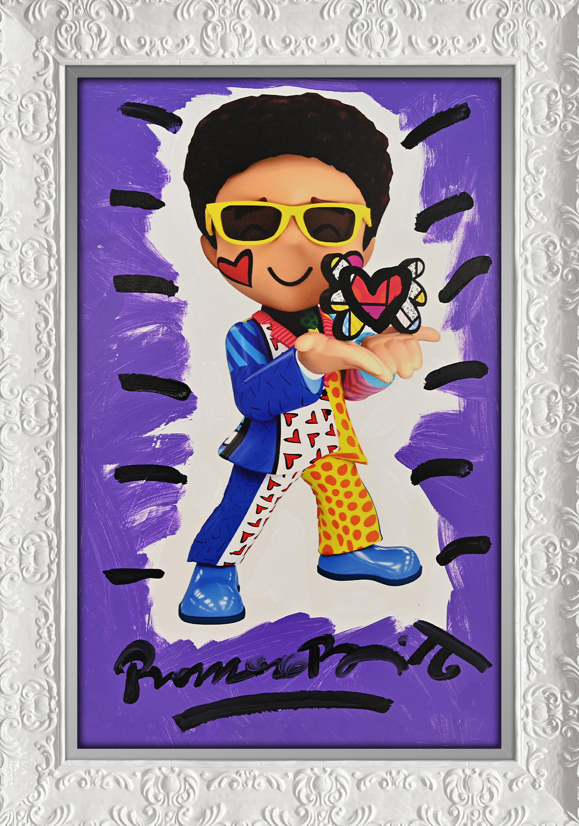 Little Britto - Mixed Media Original