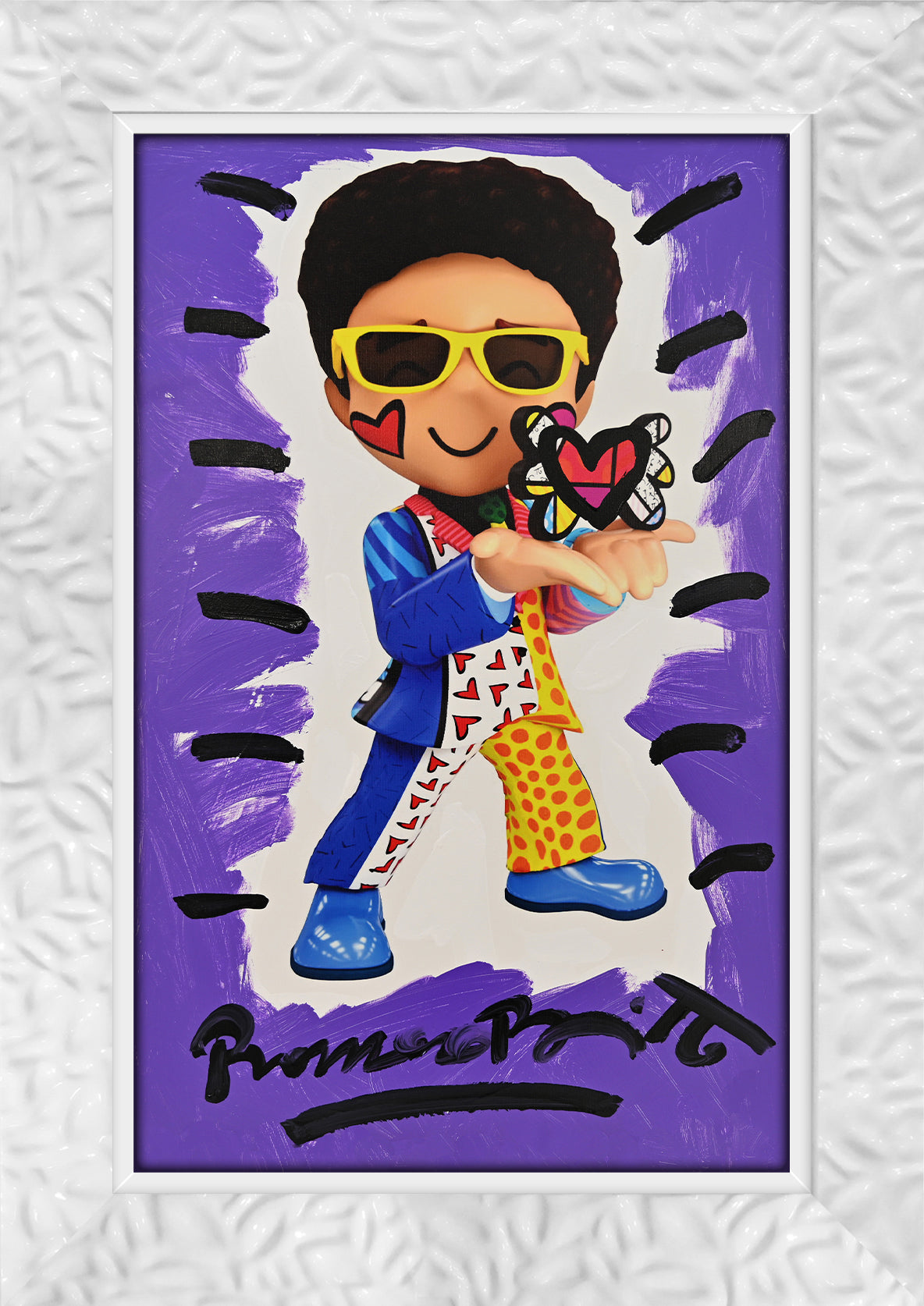 Little Britto - Mixed Media Original