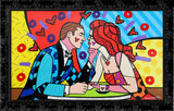 DINNER DATE -  Mixed Media Original